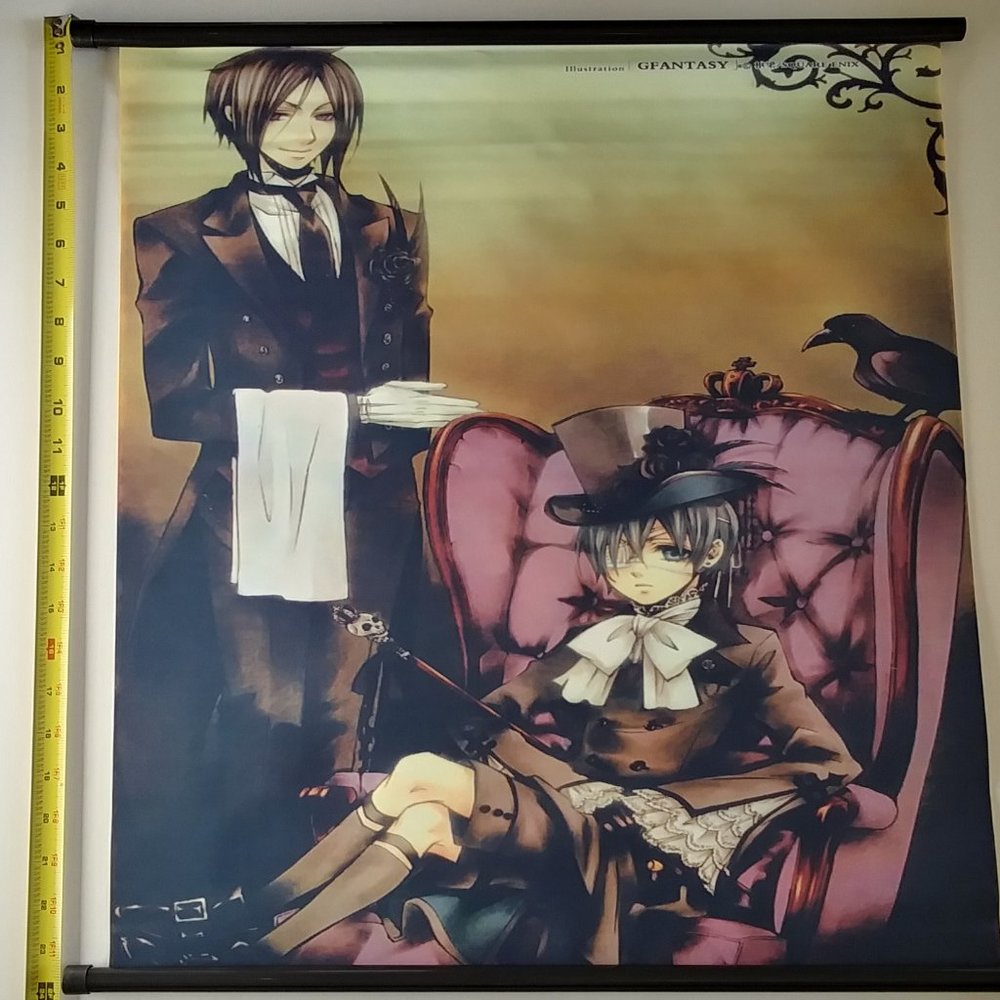 Black Butler Anime Fabric Wall Scroll Poster (16 x 20) Inches